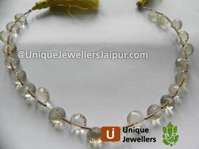 Scapolite Faceted Onion Beads